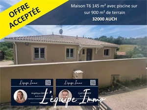 maison-villa à la vente -   32000  AUCH, surface 145 m2 vente maison-villa - APR735102